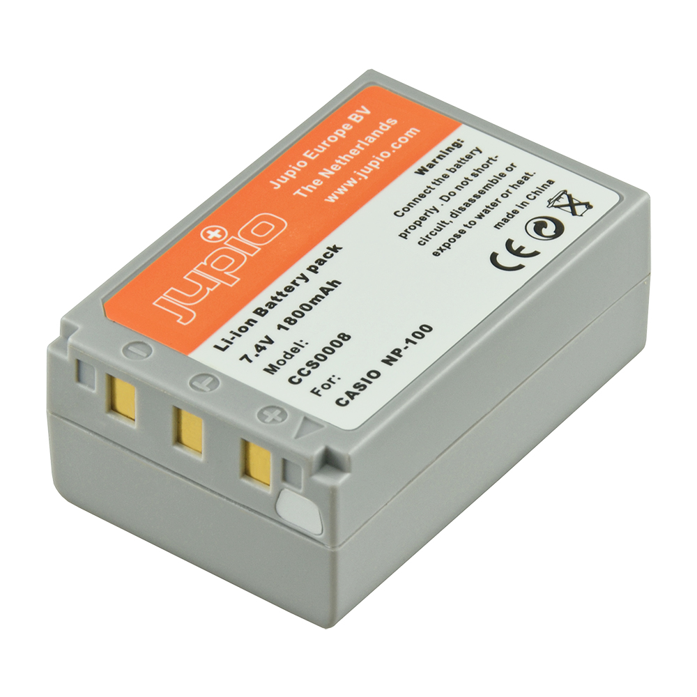 Jupio NP-100 for Casio 1800 mAh