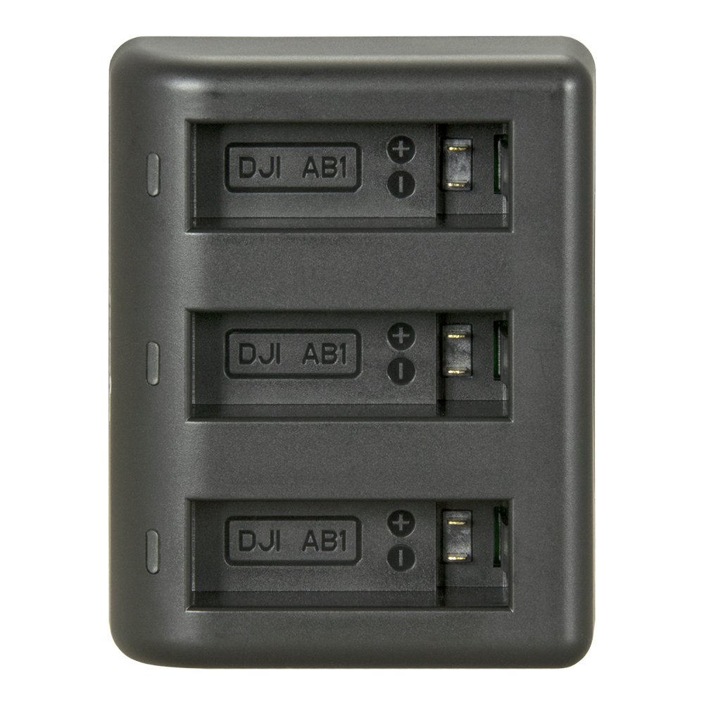 Jupio Value Pack: 2x Battery DJI Osmo Action AB1 1220mAh + Compact USB Triple Charger
