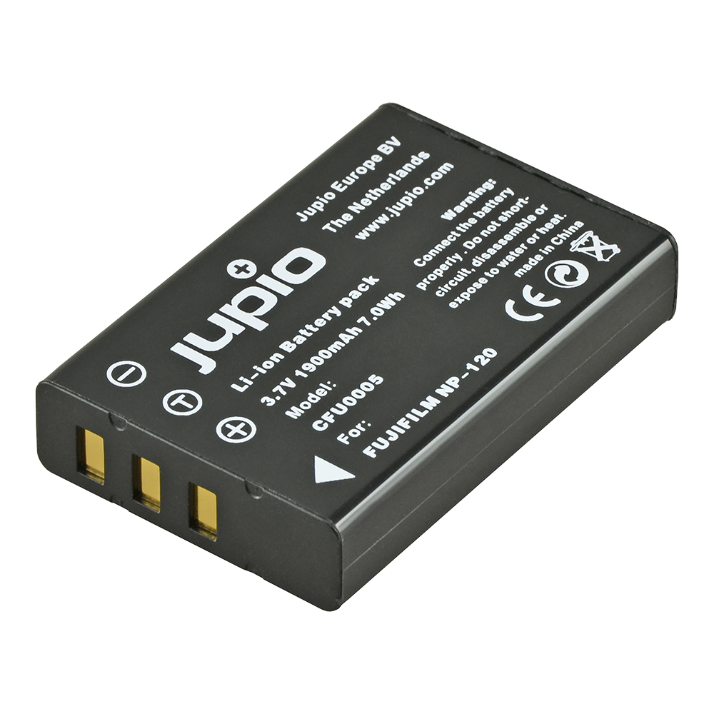 Jupio NP-120 for Fuji / DB-43 for Ricoh / D-Li7 for Pentax 1900 mAh