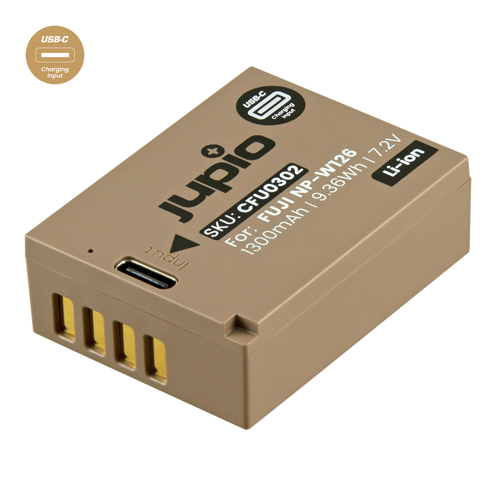 Jupio NP-W126S *ULTRA C* (USB-C input) 1300mAh