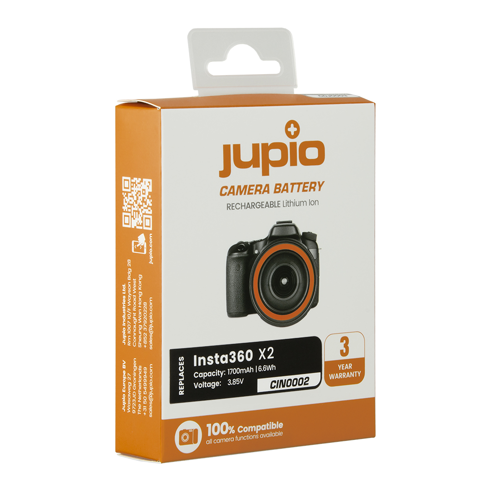 Jupio Insta360 X2 1700mAh