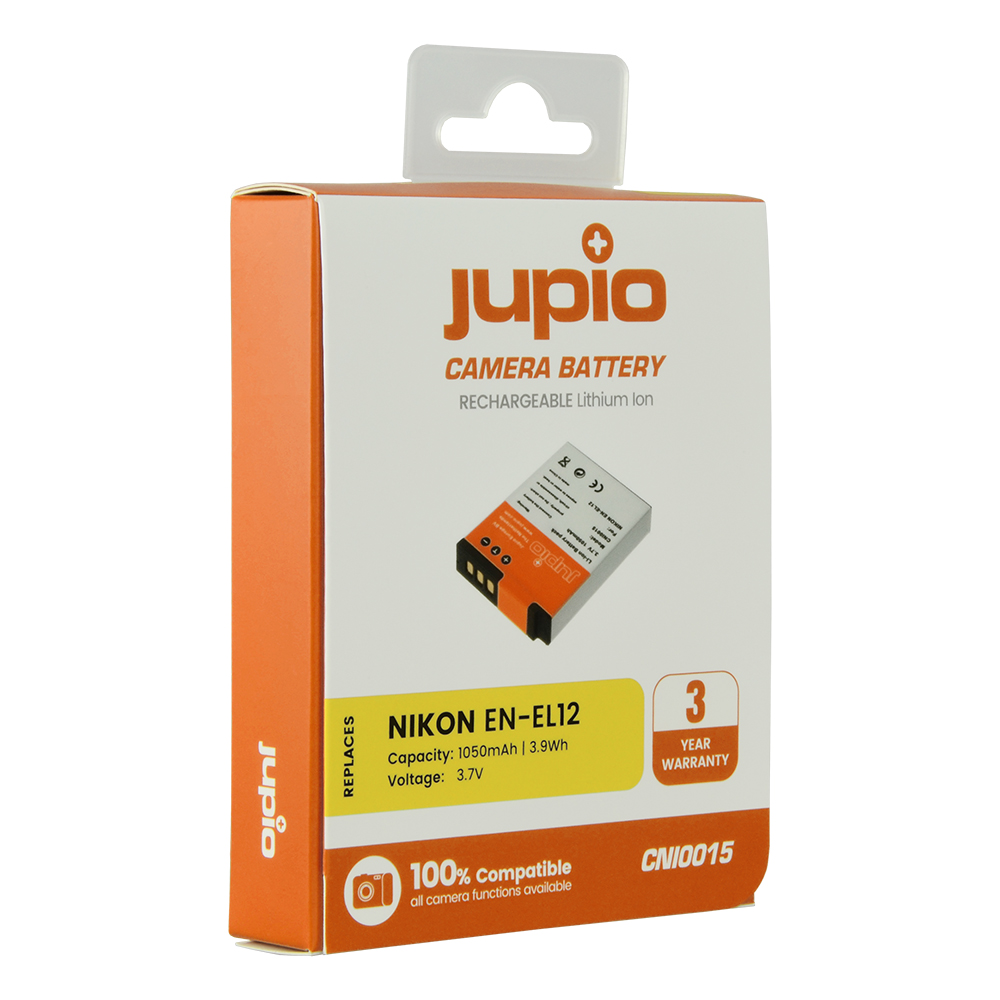 Jupio Nikon EN-EL12 oplaadbare accu