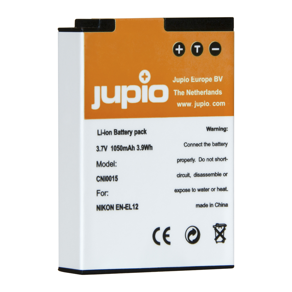 Jupio Nikon EN-EL12 oplaadbare accu