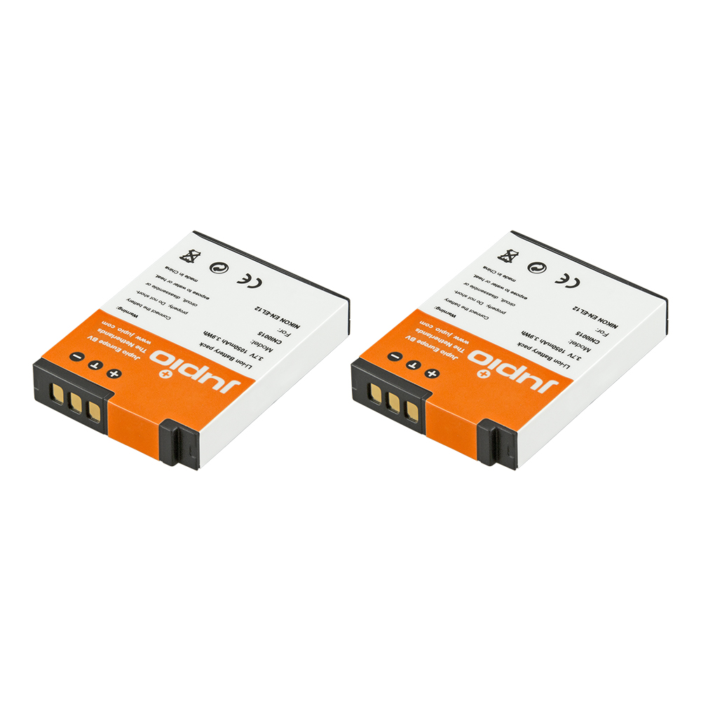Jupio Kit: 2x Battery EN-EL12 + USB Single Charger