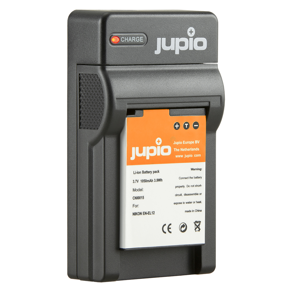 Jupio Kit: 2x Battery EN-EL12 + USB Single Charger