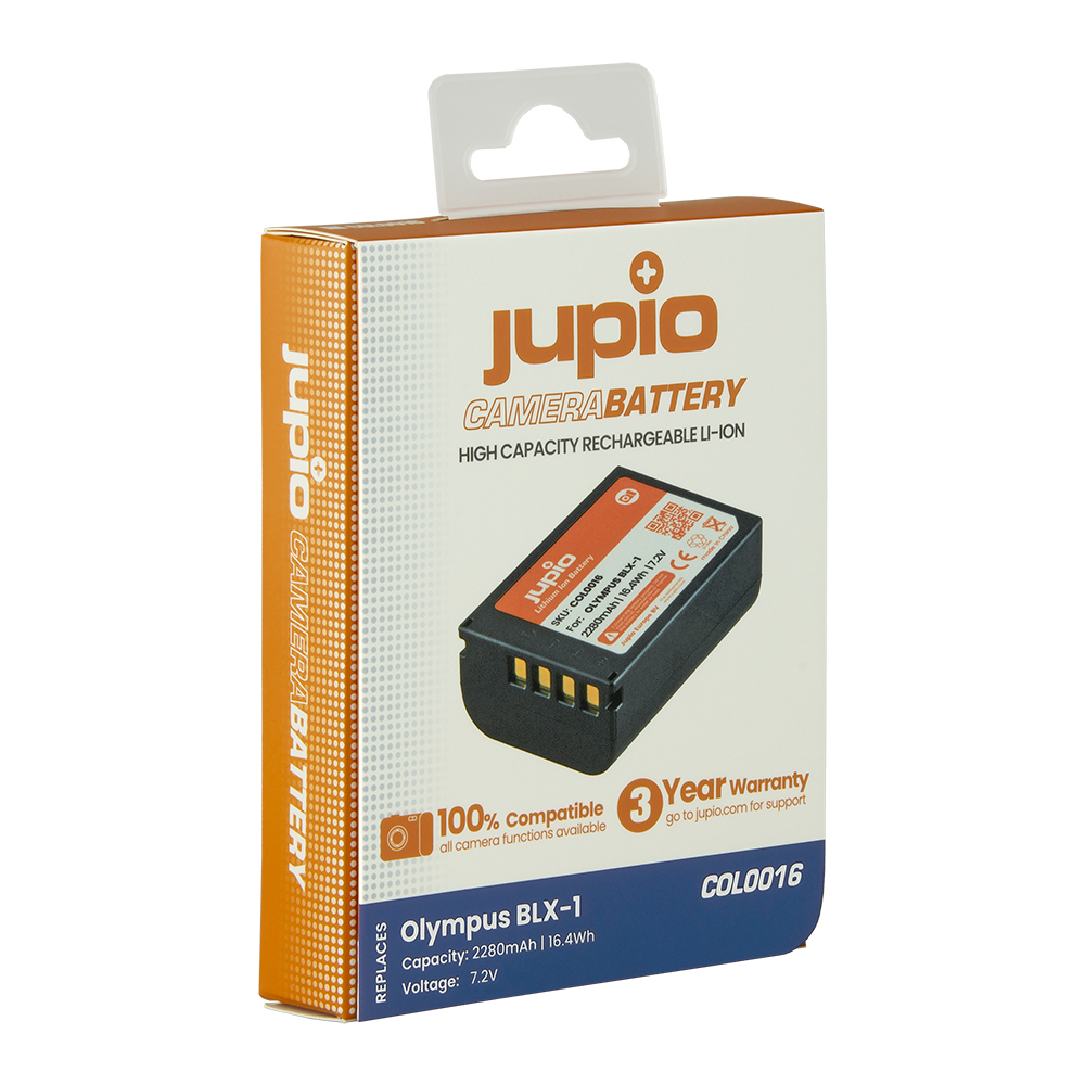 Jupio Olympus BLX-1 / BLX1 2280mAh