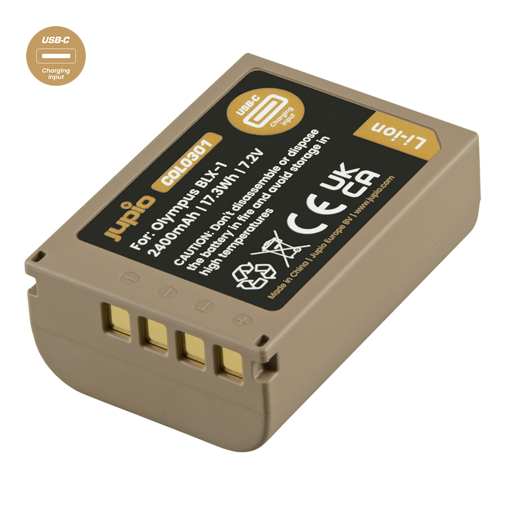 Jupio BLX-1 / BLX1 ULTRA C met USB-C input - 2400mAh