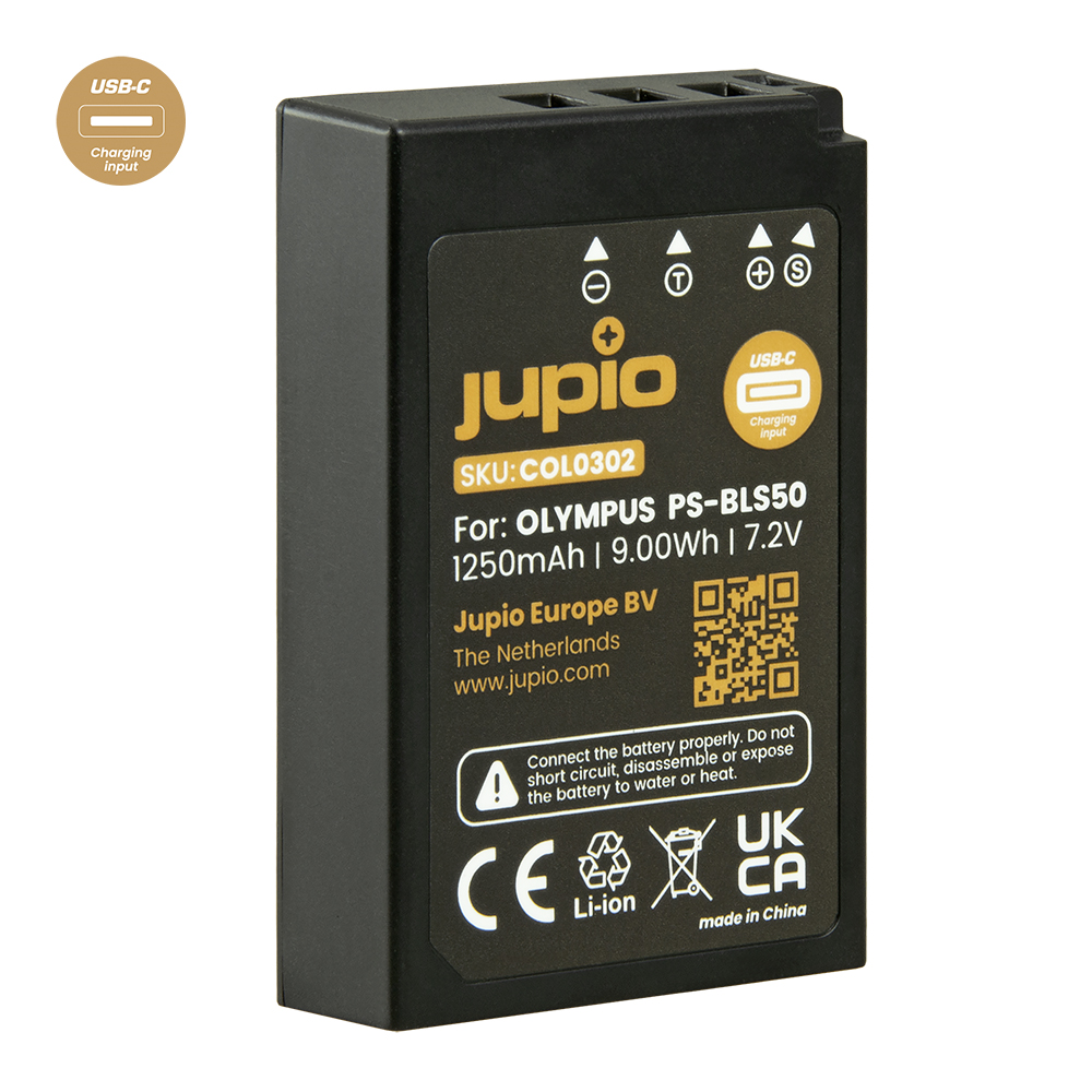 Jupio PS-BLS5 / PS-BLS50 *ULTRA C* (USB-C input) 1250mAh