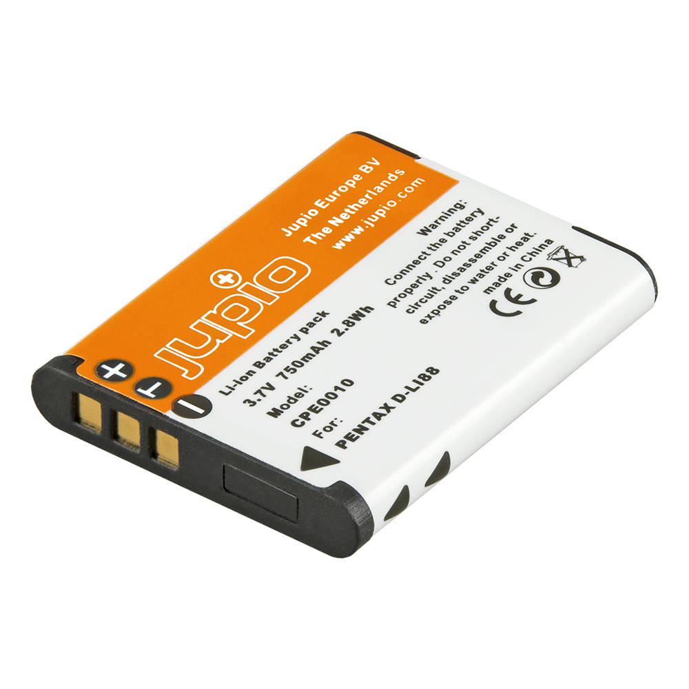 Jupio D-Li88 for Pentax/ DB-L80 for Sanyo/ VW-VBX070 for Panasonic 650 mAh