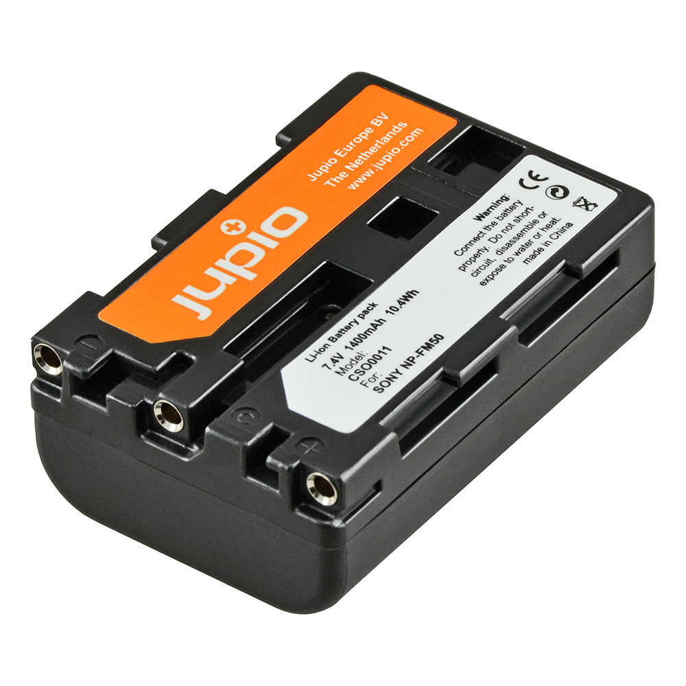 Jupio Sony NP-FM50 oplaadbare accu