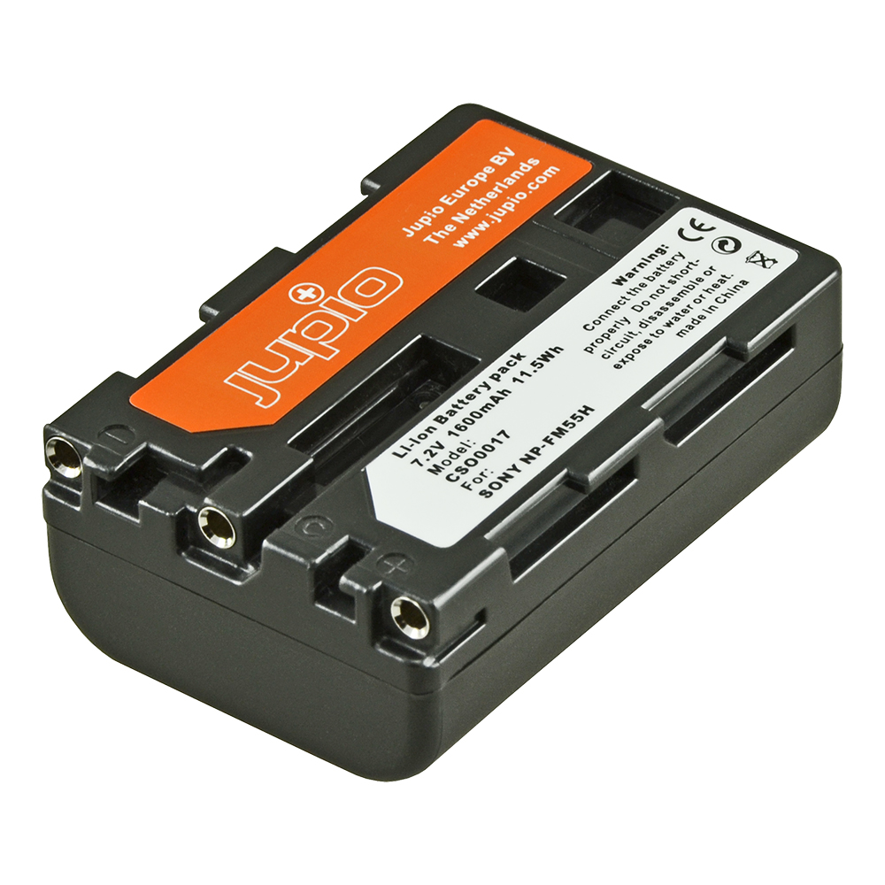 Jupio Sony NP-FM55H oplaadbare accu