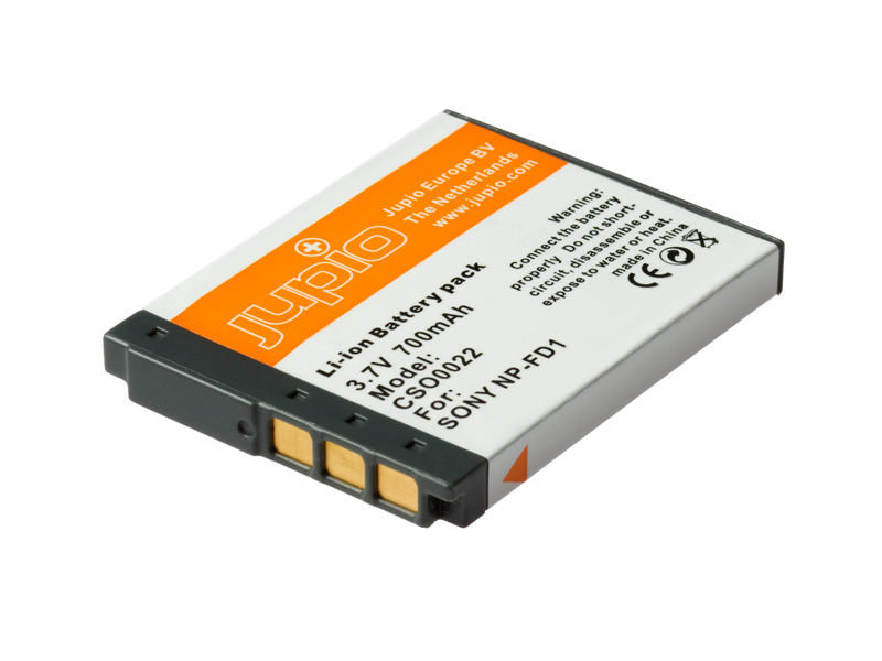 Jupio Sony NP-FD1 oplaadbare accu (incl. infochip)