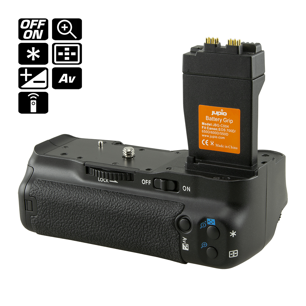 Jupio Battery Grip for Canon EOS 550D/600D/650D/700D (BG-E8)