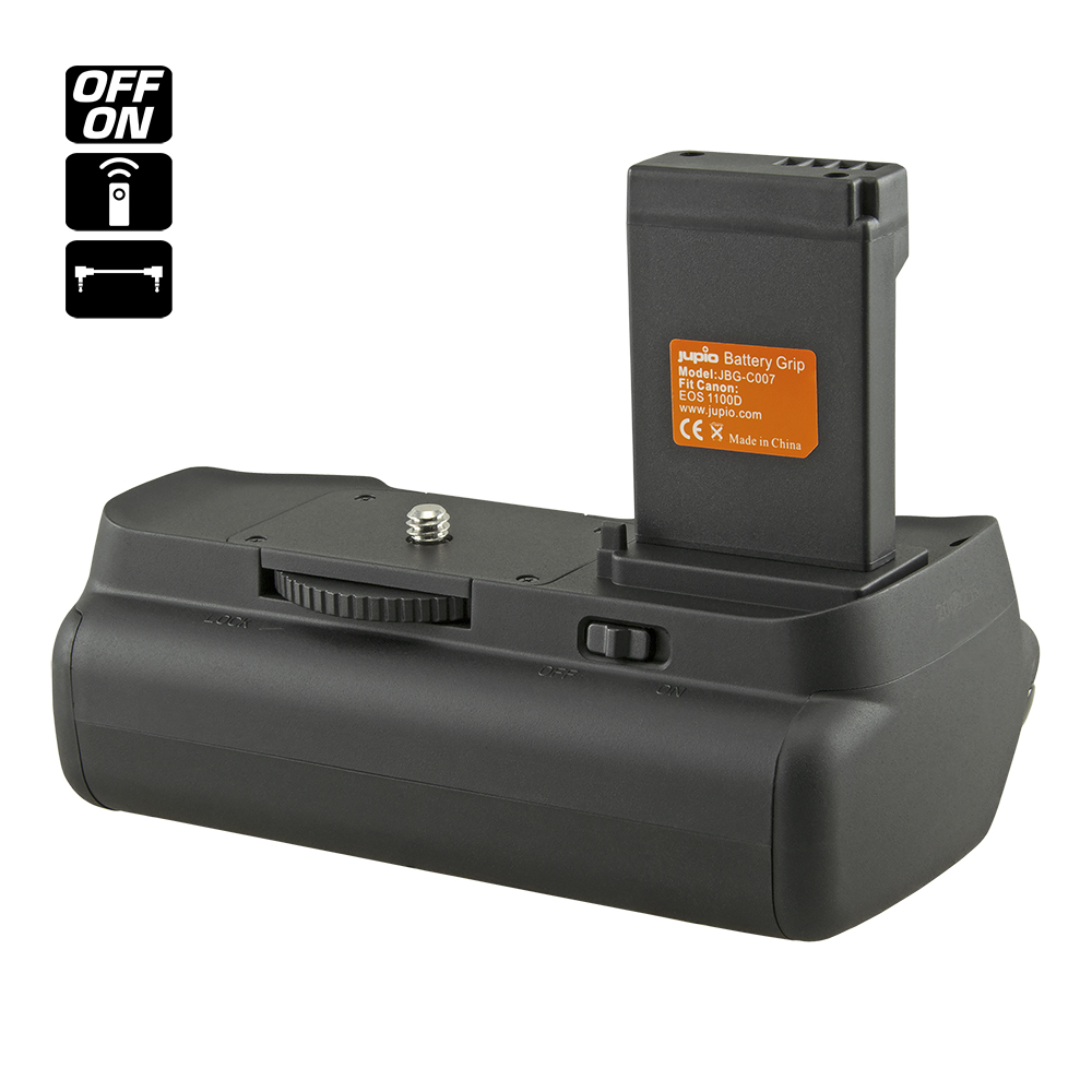 Jupio Batterygrip for Canon EOS 1100D/1200D/1300D incl. remote + Cable