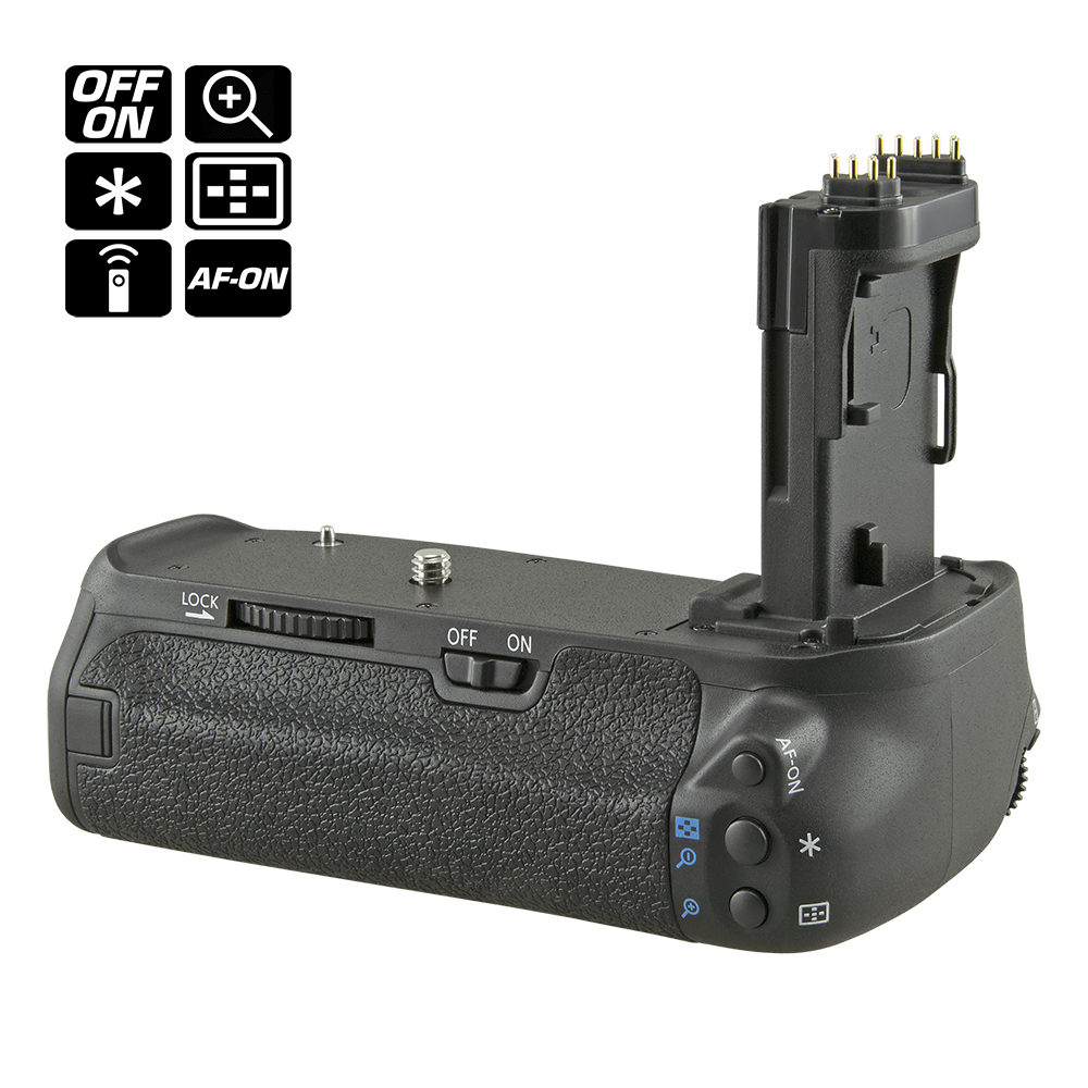 Jupio Battery Grip for Canon EOS 70D / EOS 80D / EOS 90D (BG-E14)