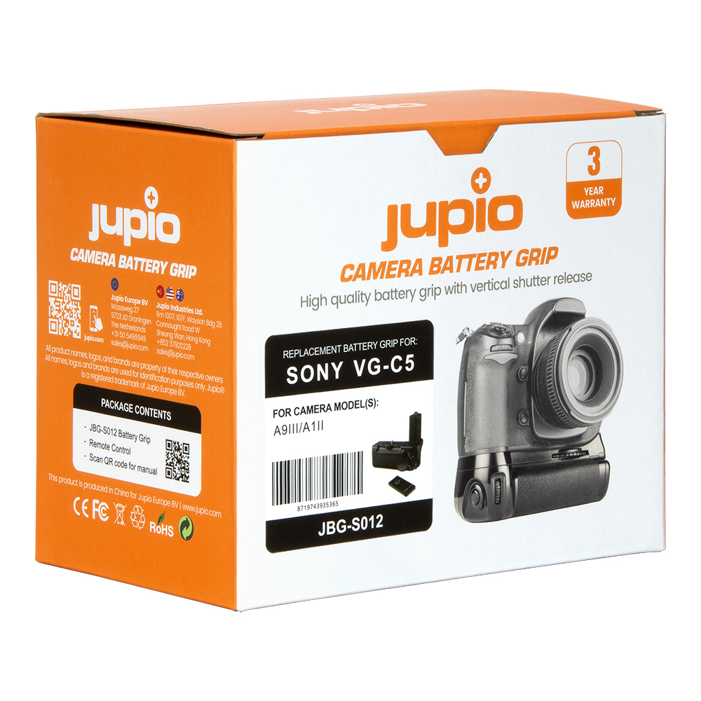 Jupio Battery Grip for Sony A9 III / A1 II (VG-C5)