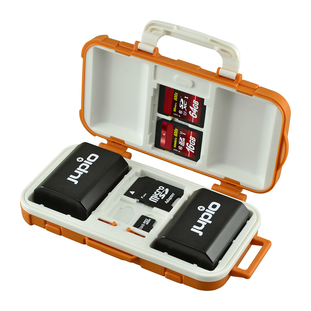 Jupio BatMem Case for 2x Camera Battery + 14 Memory Cards