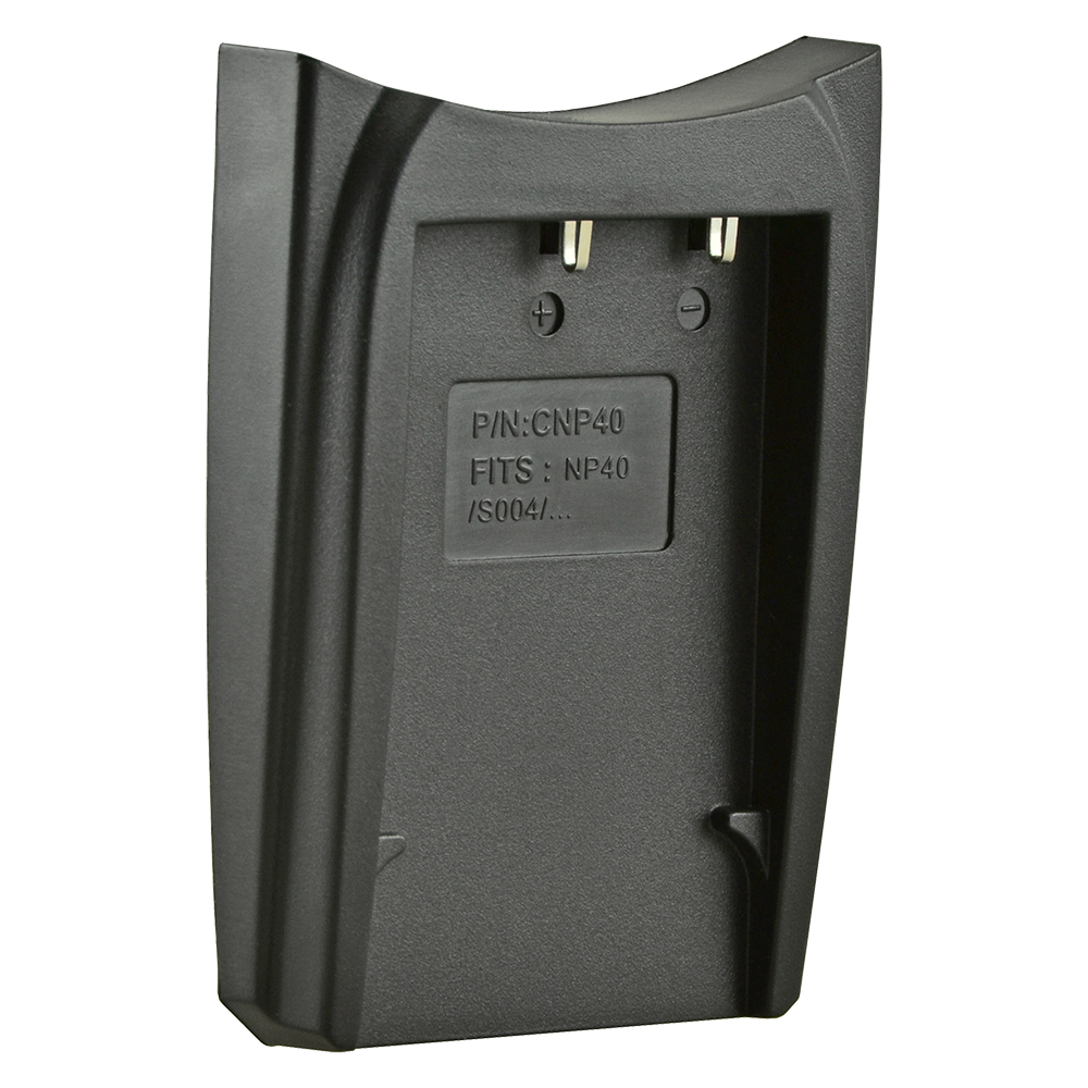 Jupio Charger Plate voor de Fujifilm NP-40 / Pentax D-Li8 / D-Li85 / D-Li95 / Kodak KLIC-7005/ Samsung SLB-0737 / SLB-0837 accu