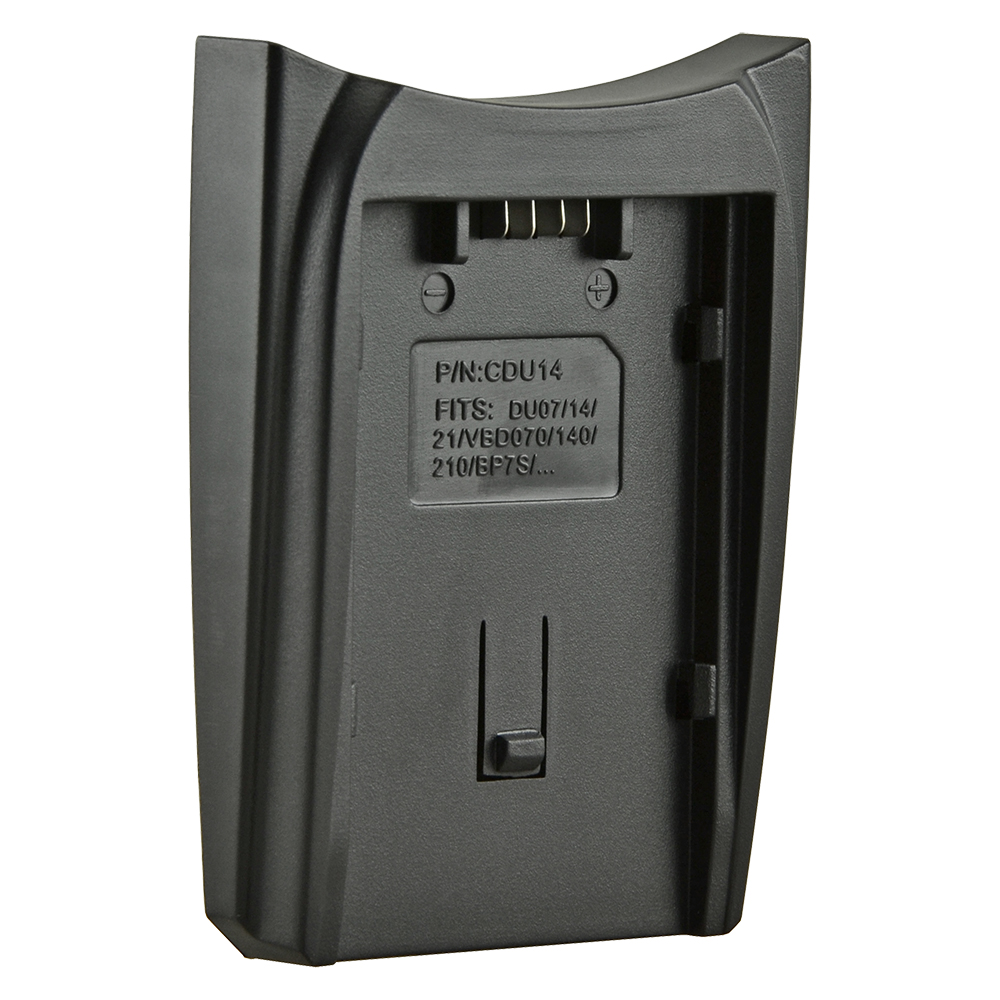 Jupio Charger Plate voor de Hitachi DZ-BP07S / Panasonic CGA-DU06 / CGA-DU07 / CGA-DU12 / CGA-DU14 / CGA-DU21 / VW-VBD070