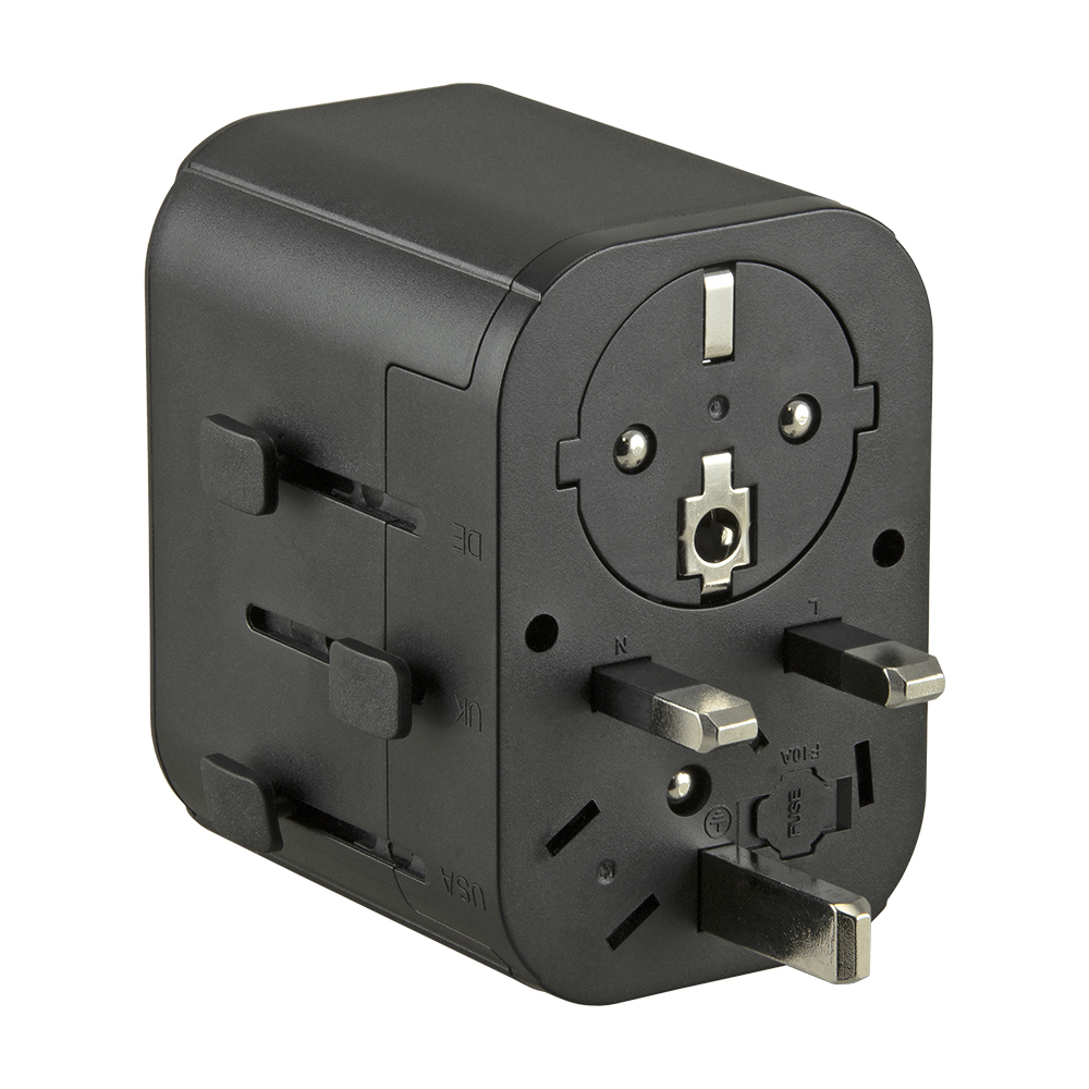 Jupio Travel Adapter 2x USB-A 1x USB-C 15.5W TüV