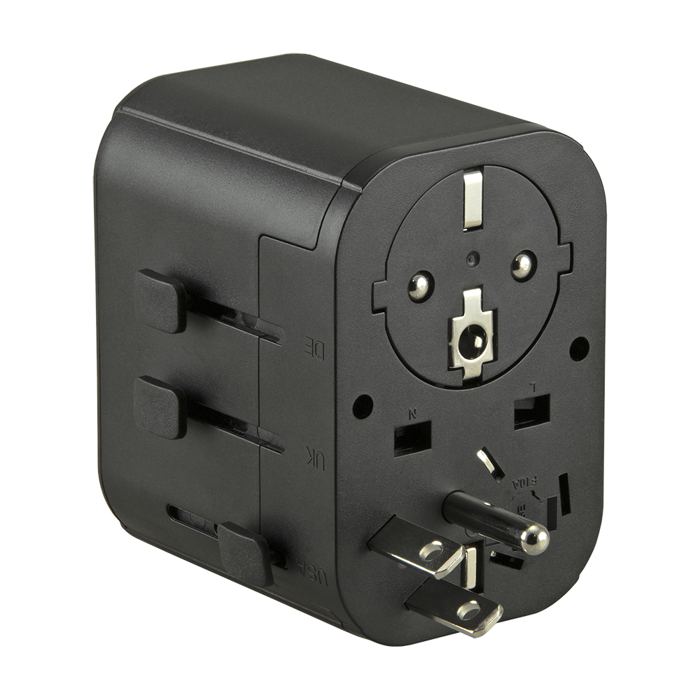 Jupio Travel Adapter 2x USB-A 1x USB-C 15.5W TüV