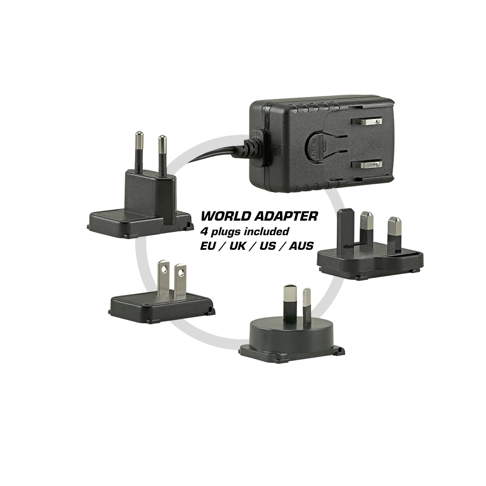 Jupio Compact Universal Charger (Li-ion + AA/AAA + USB / World Edition)