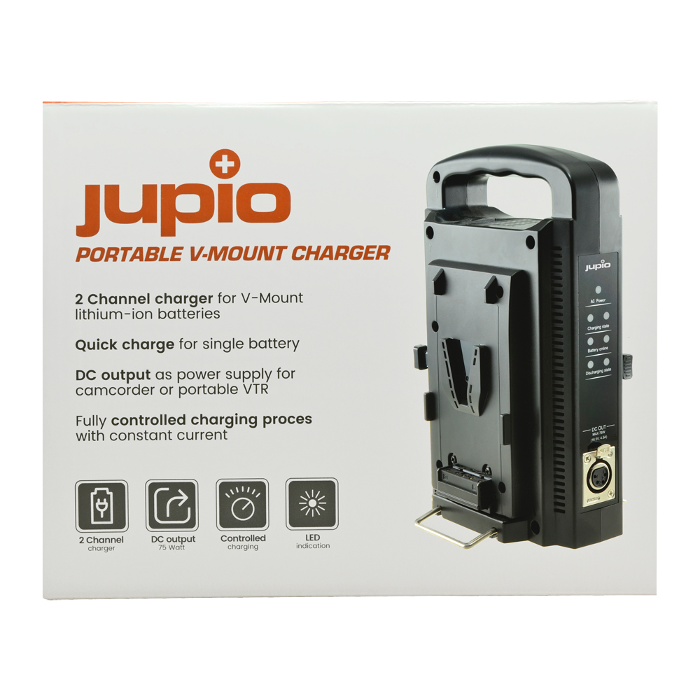 Jupio *ProLine* Portable V-Mount Duo Charger