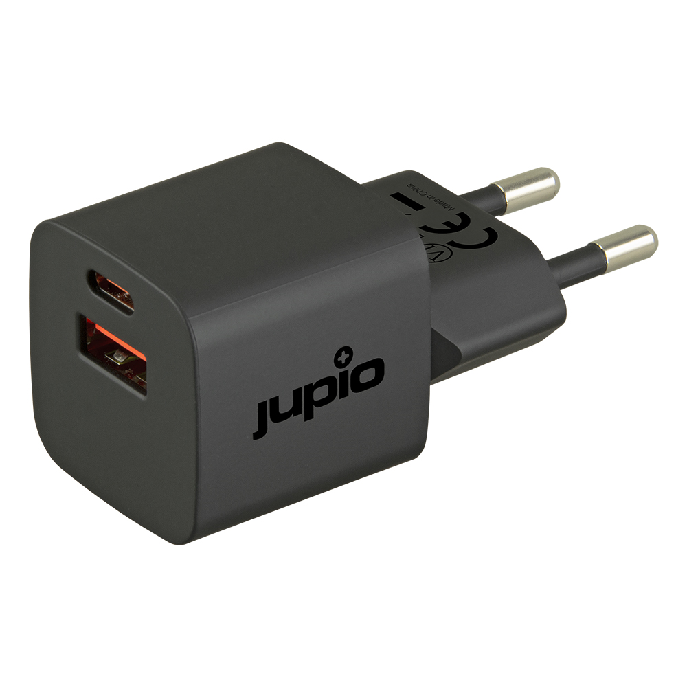 Jupio Dual USB (1C1A) GaN Charger 30W