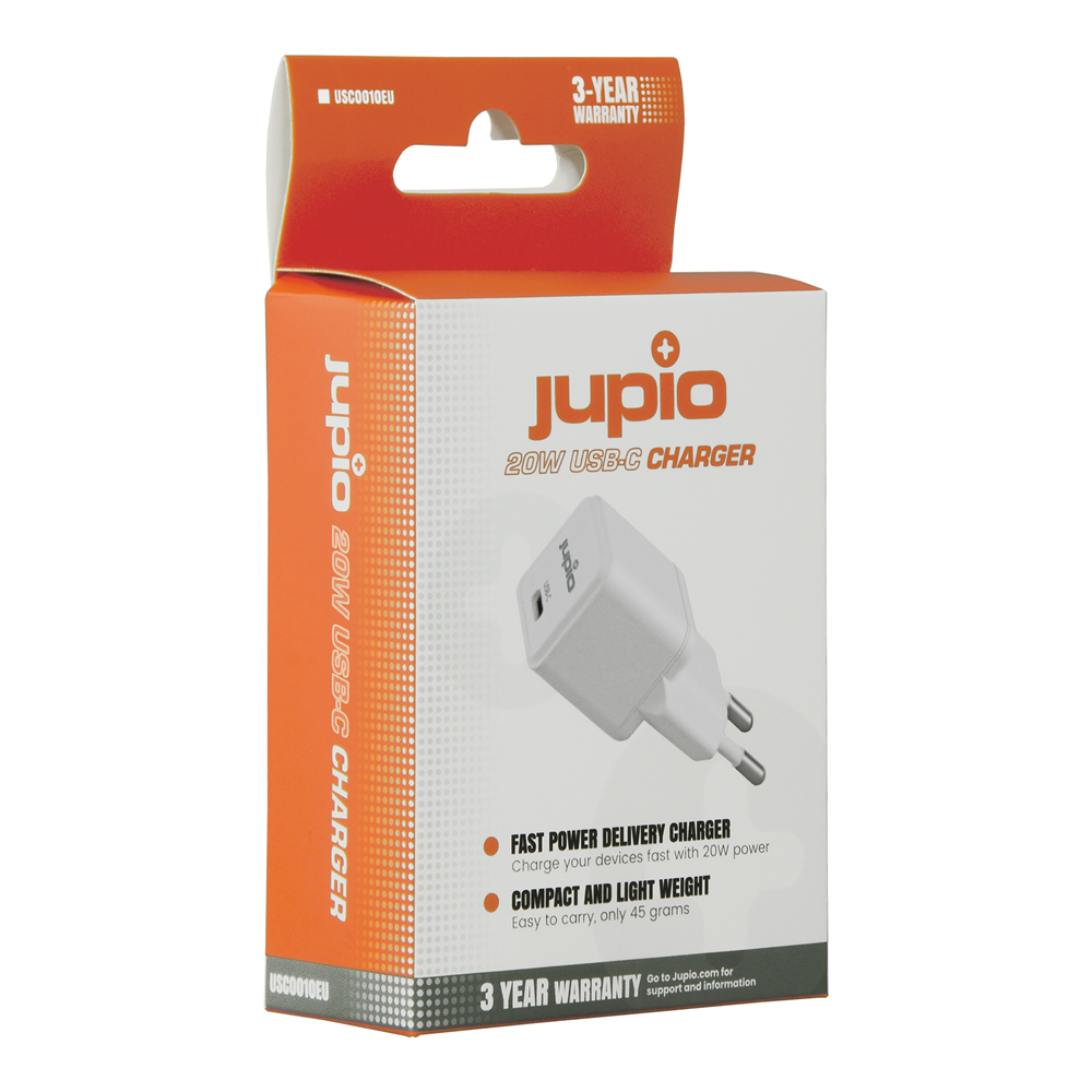 Jupio Single USB-C Wall Charger 20W (EU)