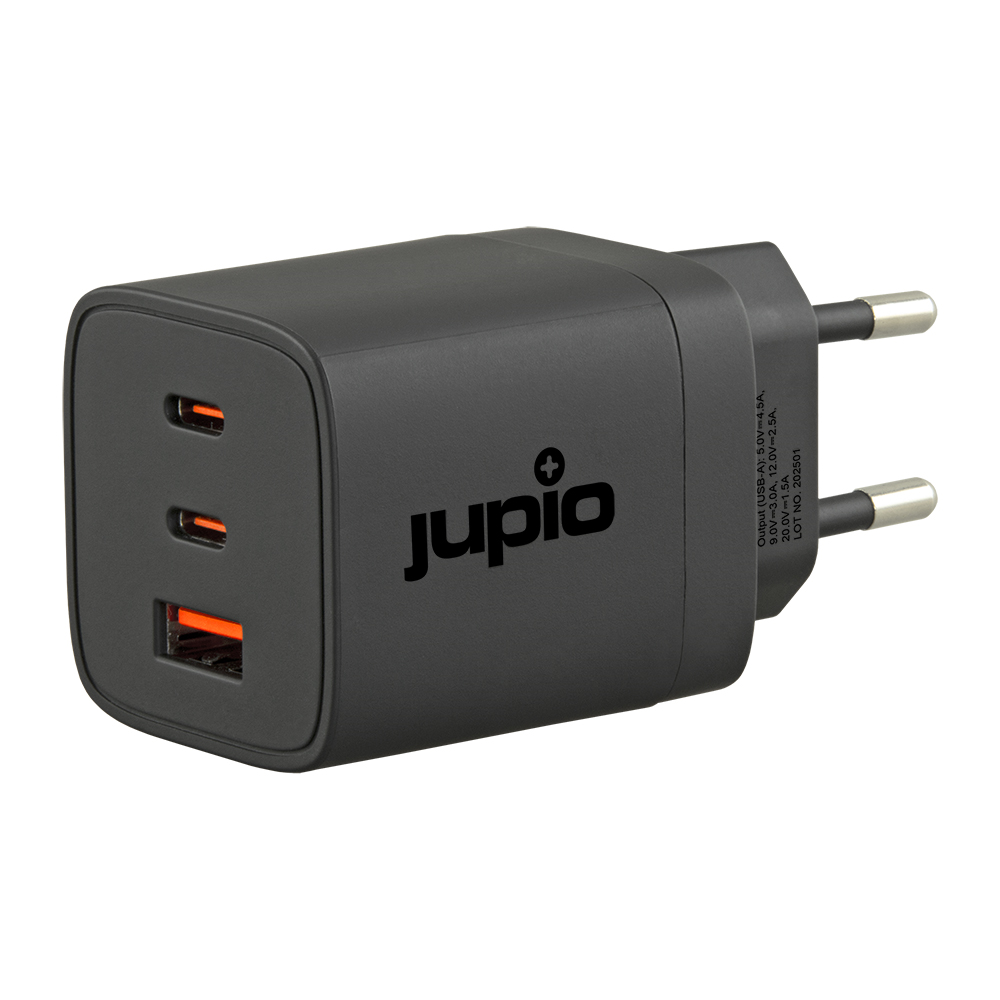 Jupio Triple USB (2C1A) GaN Charger 65W