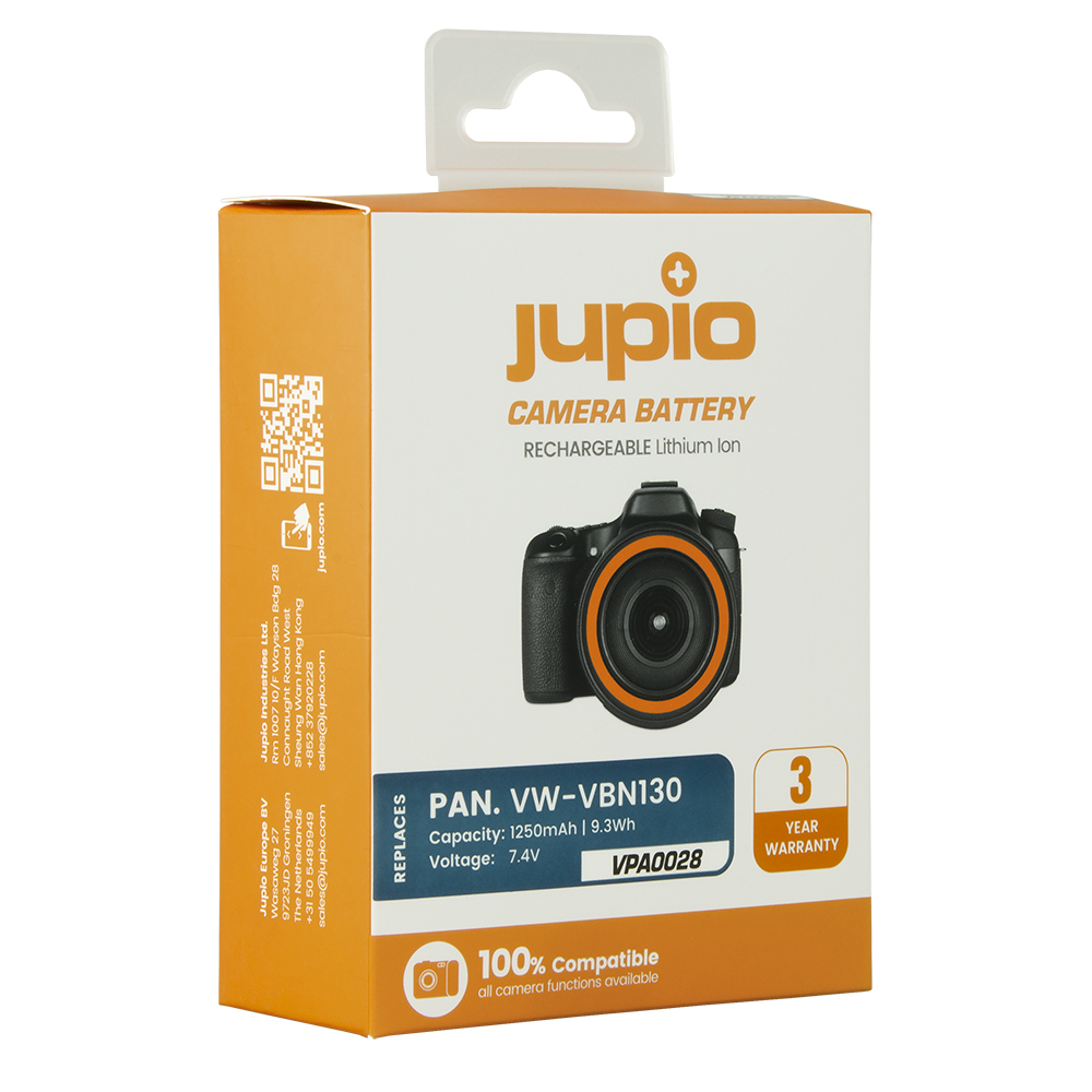 Jupio Panasonic VW-VBN130 1250mAh VPA0028