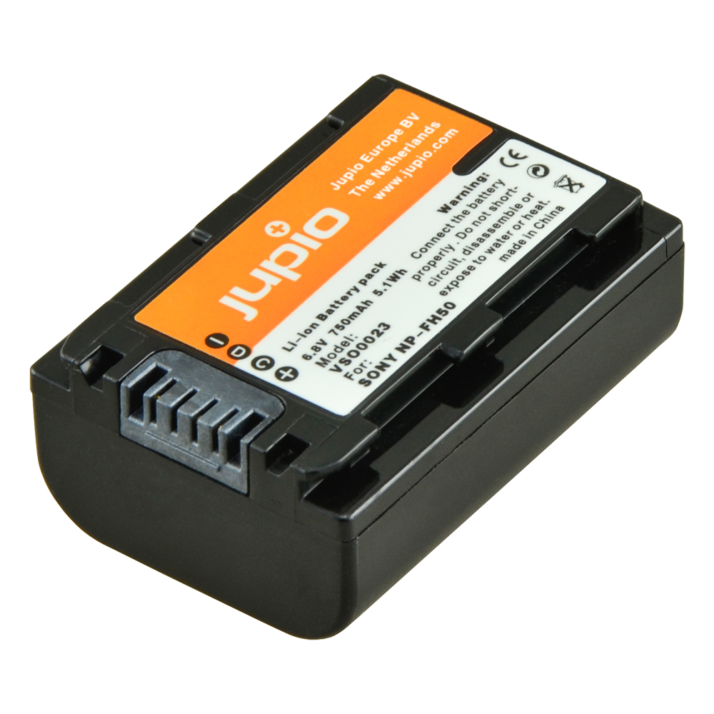 Jupio Sony NP-FH50 oplaadbare accu (incl. infochip)