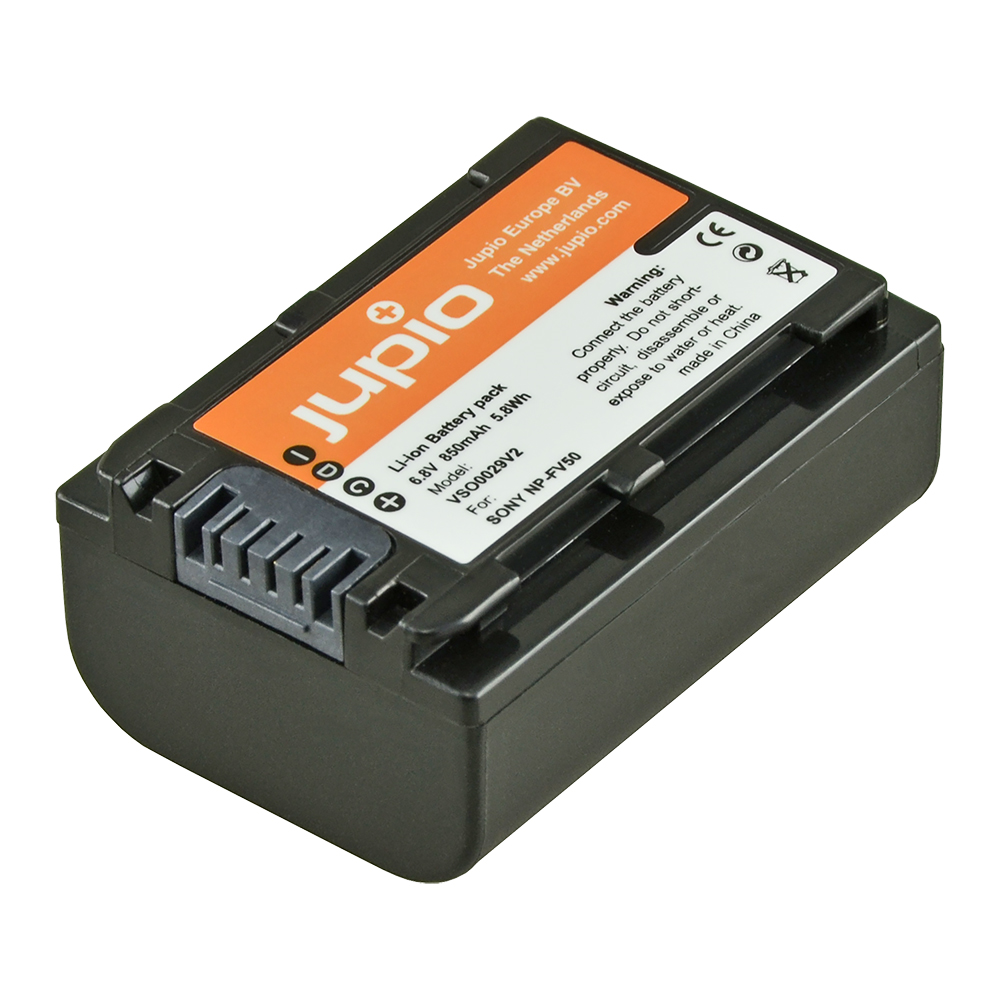 Jupio Sony NP-FV50 oplaadbare accu (incl. infochip)