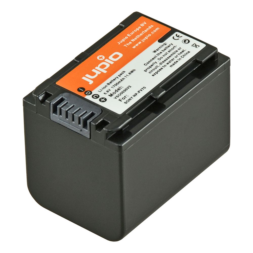 Jupio Sony NP-FV70 oplaadbare accu (incl. infochip)