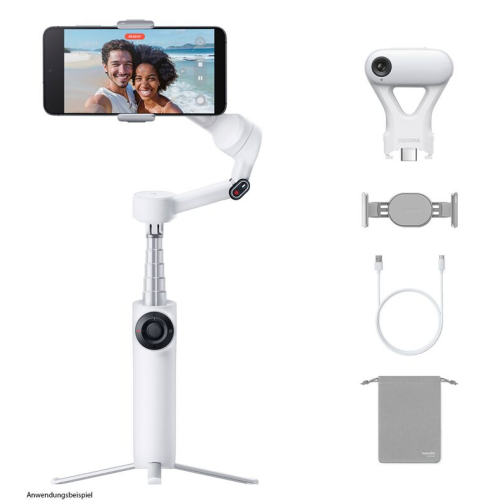 Insta360 Flow 2 AI Tracker Bundle / Summit White