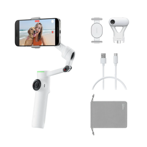 Insta360 Flow 2 Pro AI Tracker Bundle/ Summit White