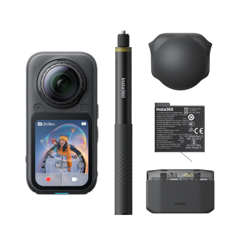 Insta360 X6 Essentials Bundle Midnight Black